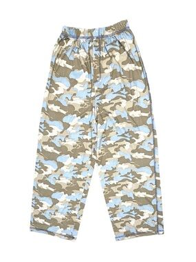 CARTER'S Boy's Grey And Light Blue Camouflage Pajama Pants Size 10